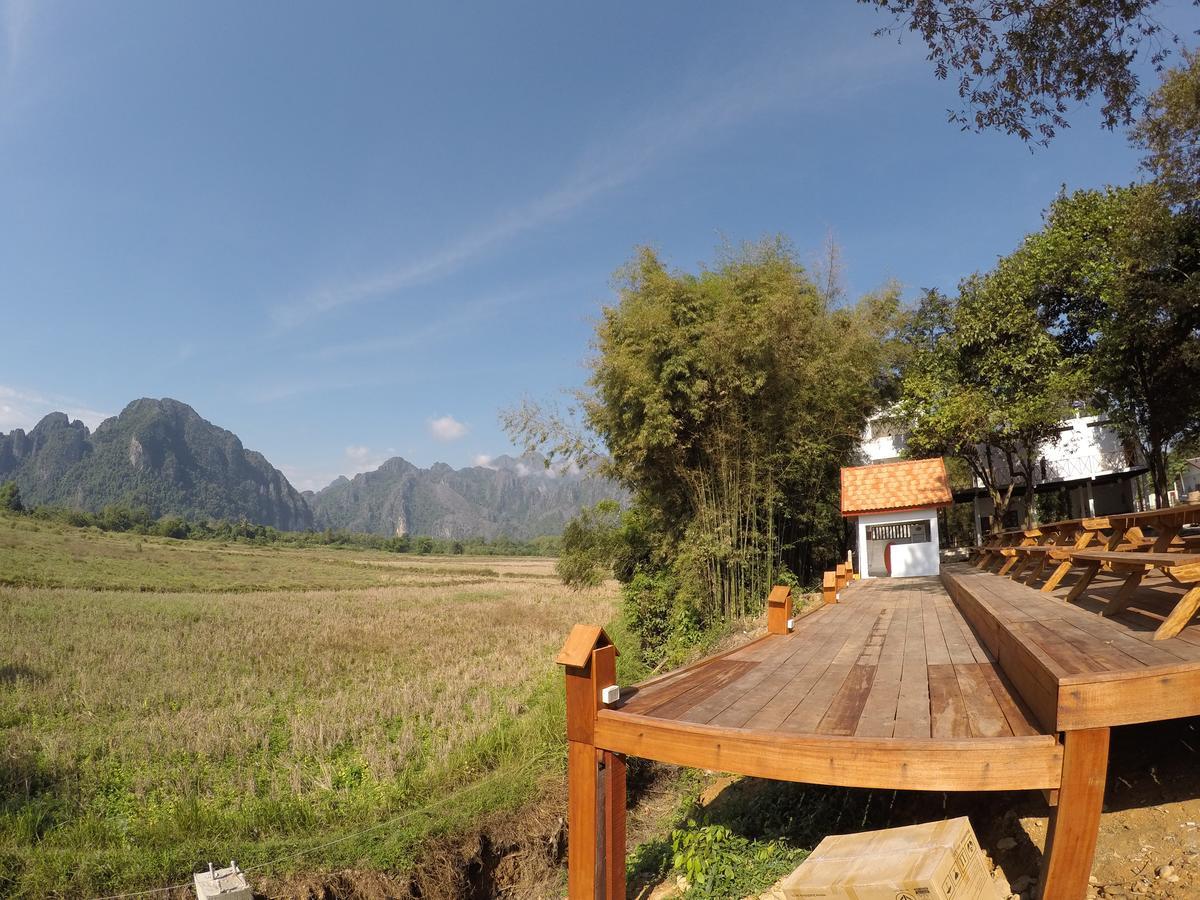 Jungle Paradise Vangvieng - Bungalows Vang Vieng Exteriér fotografie