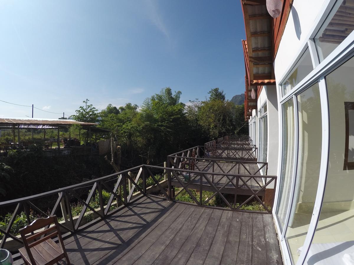 Jungle Paradise Vangvieng - Bungalows Vang Vieng Exteriér fotografie