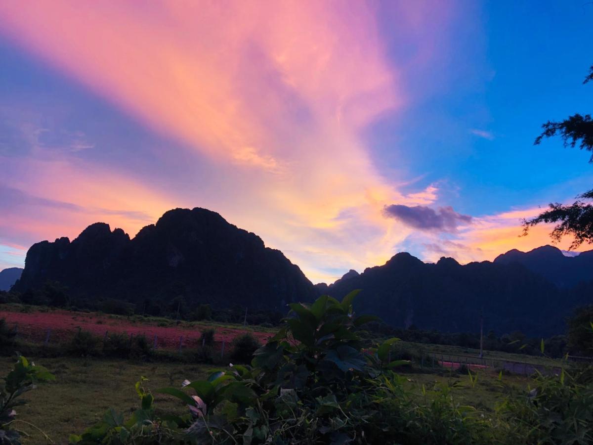 Jungle Paradise Vangvieng - Bungalows Vang Vieng Exteriér fotografie